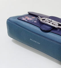 Coach 91024 Rose Bouqt Jade Shoulder Bag Midnight Multi