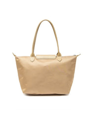 Longchamp L2605578124 Small Le Pliage Neo Tote Metallic In Gold