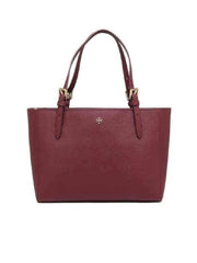 Tory Burch 49127 Emerson Small Buckle Tote Imperial Garnet