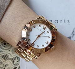 Marc Jacobs MBM3077 Amy Rose Gold-tone Ladies Watch