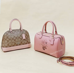 Coach F27583 Mini Sierra Satchel Khaki Blush