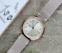 Fossil BQ2509 Wylie Three-Hand Date Taupe Leather Watch