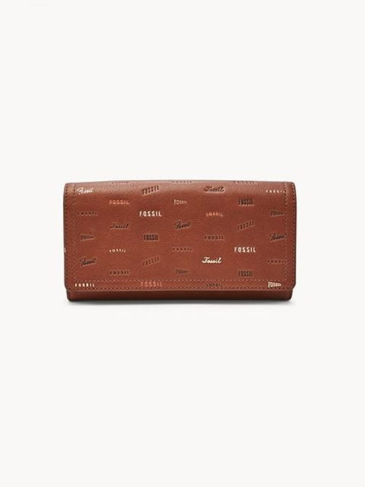 Fossil Sl7921914 Rfid Logan Flap Brown Multi