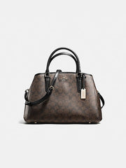 Coach F58310 Small Margot Carryall Signature Brown Black