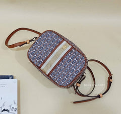 Tory Burch 57743 Gemini Ink Canvas Light Umber