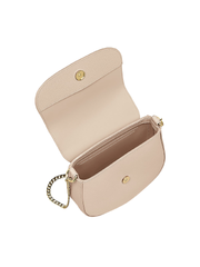 Aigner Ava XS Crossbody Bag With Chain Strap Beige