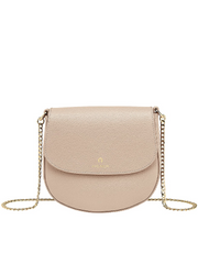 Aigner Ava XS Crossbody Bag With Chain Strap Beige