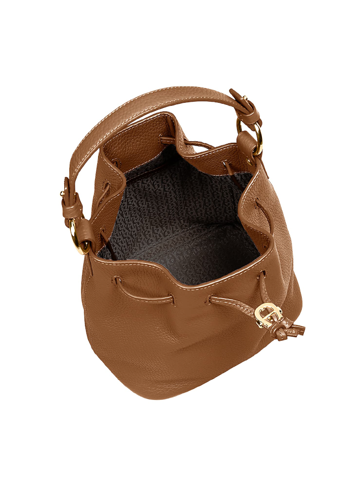 Aigner 132159 00-0728 Tara Crossbody Small Dark Toffe Brown – Balilene