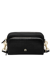 Aigner 132179 50-0002 Fabia Crossbody Bag Black