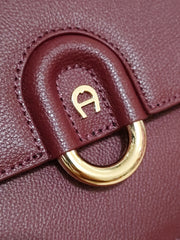 Aigner 132201 50-0506 Camilla Crossbody Wine Burgundy
