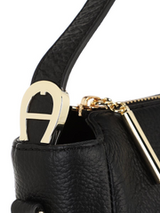 Aigner 132232 50 Roma Crossbody Bag Black