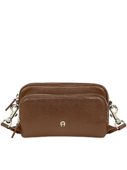 Aigner 132213 50-0728 Fabia Camera Bag Dark Toffe Brown
