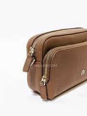 Aigner 132213 50-0728 Fabia Camera Bag Dark Toffe Brown