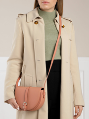 Aigner Adria Mini Crossbody Bag Terra Brown