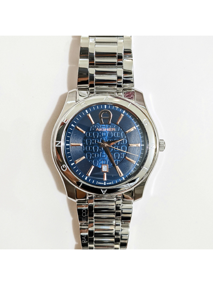 Aigner A32190H Lazio Blue Dial Stainless Steel Watch