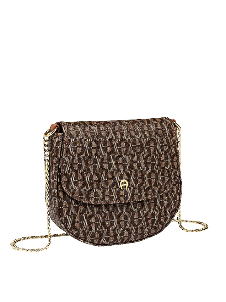 Aigner-Ava-Shoulder-Bag-Logo-Small-Fango-Balilene-samping