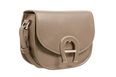 Aigner 13522685 Mini Pina Crossbody Taupe