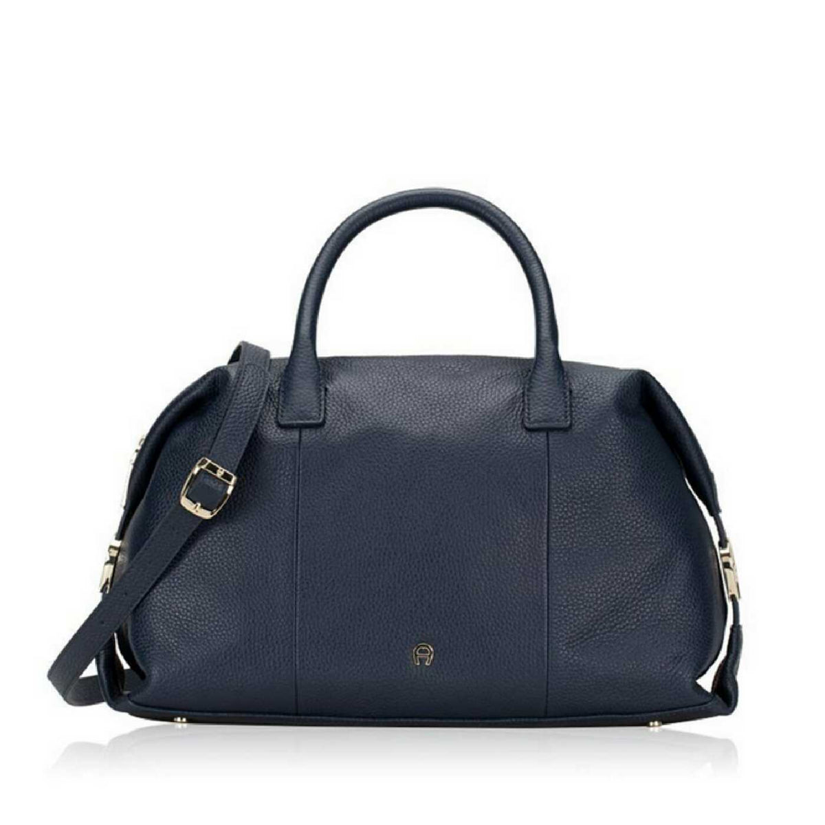 Aigner IRRCBM Roma Medium Navy Satchel Bag Balilene