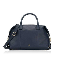 Aigner IRRCBM Roma Medium Navy Satchel Bag
