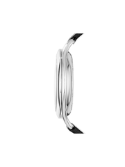 Armani Exchange AX4250 Ladies Watch Allete Black Leather Strap