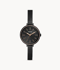 Fossil Bq3459 Classic Minute Three-hand Black Stainless Steel Watch