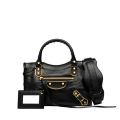Balenciaga Classic Metallic Edge Mini City Black
