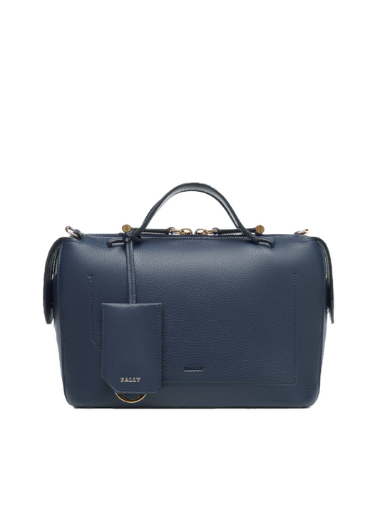 Bally Kissen 284515397 Small Bowling Bag Navy