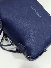 Bally Kissen 284515397 Small Bowling Bag Navy