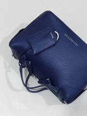 Bally Kissen 284515397 Small Bowling Bag Navy