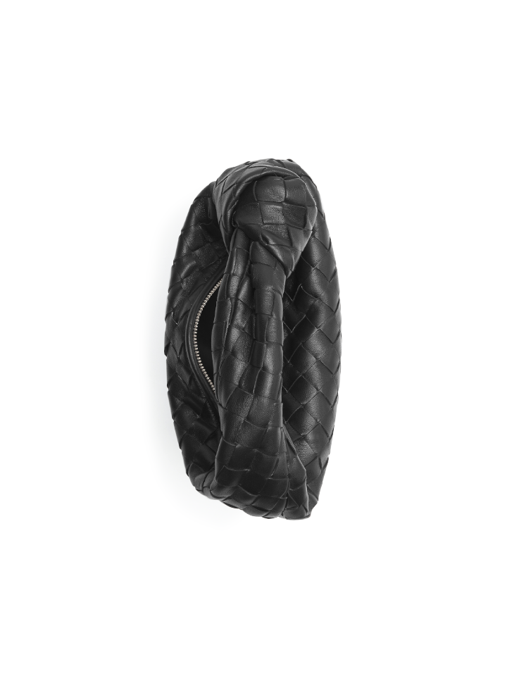BOTTEGA VENETA 6200$ Black Large Padded Leather Jodie Bag