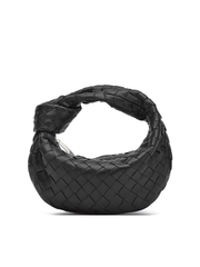 Bottega Veneta Mini Jodie Bag Black/Silver Hardware
