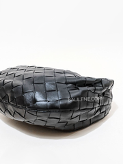 Bottega Veneta Mini Jodie Bag Black/Silver Hardware