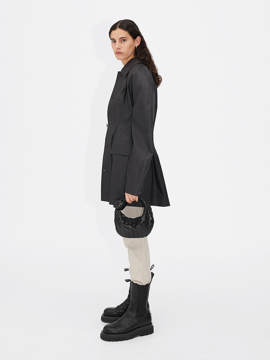 Bottega Veneta Mini Jodie Bag Black/Silver Hardware