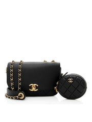 Chanel Flap Bag with Coin Purse Black