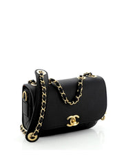 Chanel Flap Bag with Coin Purse Black