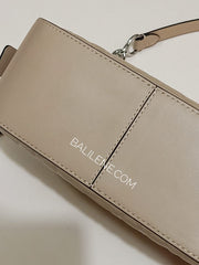 Coach 1033 Camera Bag Signature Crossbody Taupe