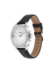 Coach 14503152 Boyfriend Watch Leather Strap Black
