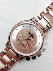 Coach 14503492 Classic Womens Rose Gold-Tone Stainless Steel Watch