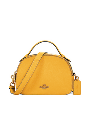 Coach 1589 Serena Crossgrain Satchel Gold / Flax