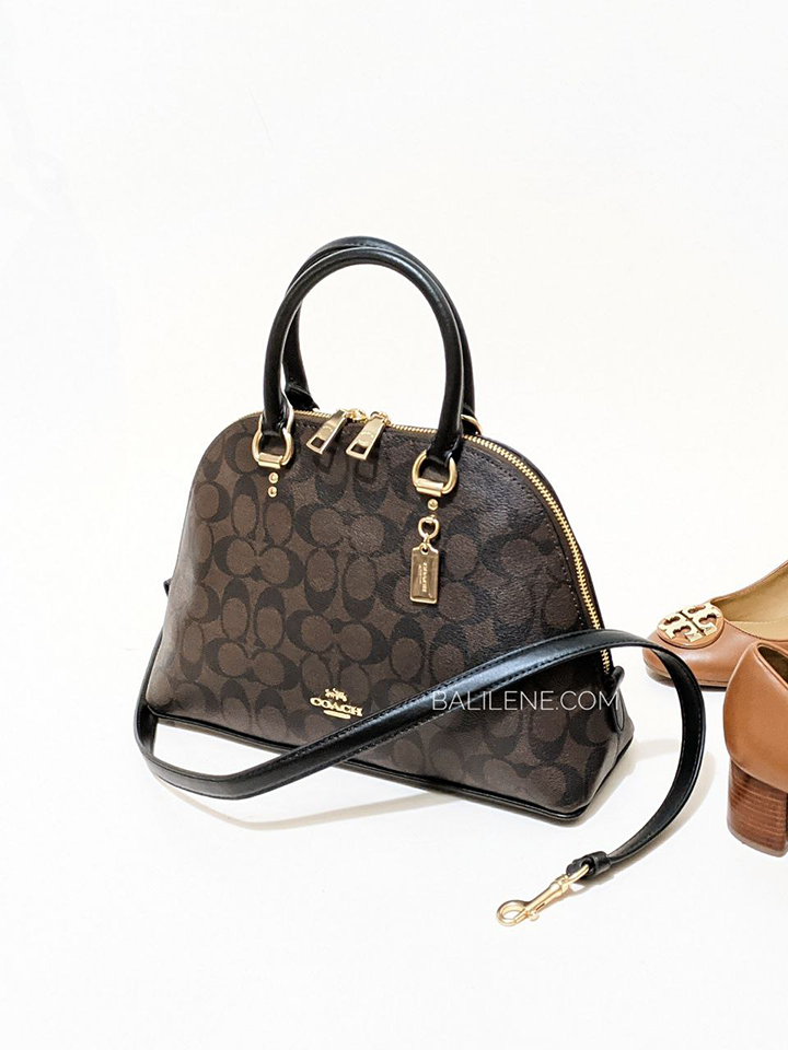 Coach-2558-Katy-Satchel-In-Signature-Canvas-Brown-Black-Balilene-detail-depan1