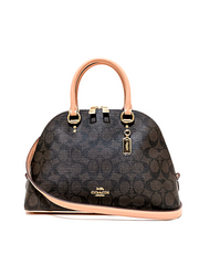 Coach 2558 Katy Satchel In Signature Canvas Shell Pink