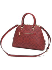 Coach 2558 Katy Satchel Signature Red