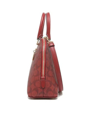 Coach 2558 Katy Satchel Signature Red