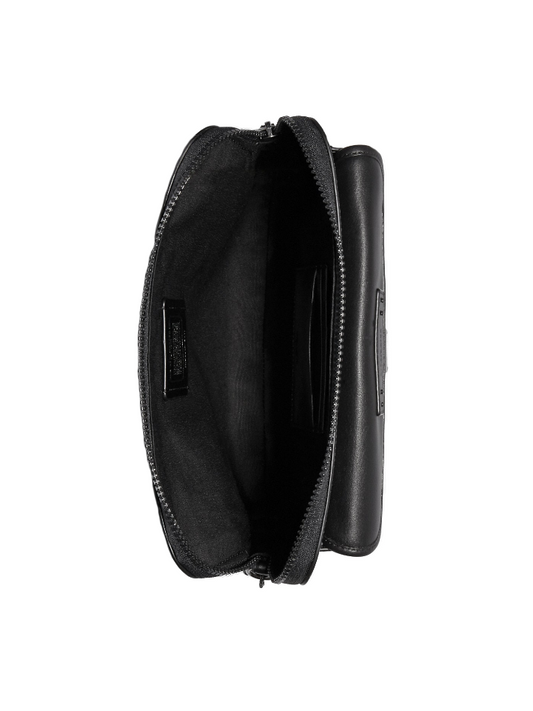 Coach 2811 Ranger Pouch In Signature Canvas Gunmetal/Tan Black
