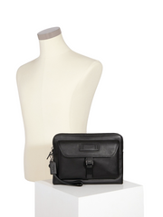 Coach 2812 Ranger Pouch Smooth Calf Leather Black