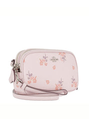 Coach 29549 Floral Bow Crossbody Clutch Lee Pink Floral