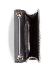 Coach 3051 Rachel Phone Crossbody In Signature Canvas Khaki Black