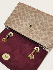 Coach Parker In Signature Canvas White Multi