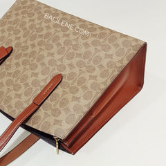 Coach 31210 Charlie Carryall In Signature Canvas Rust