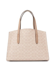 Coach 31210 Charlie Carryall In Signature Canvas Sand Taupe